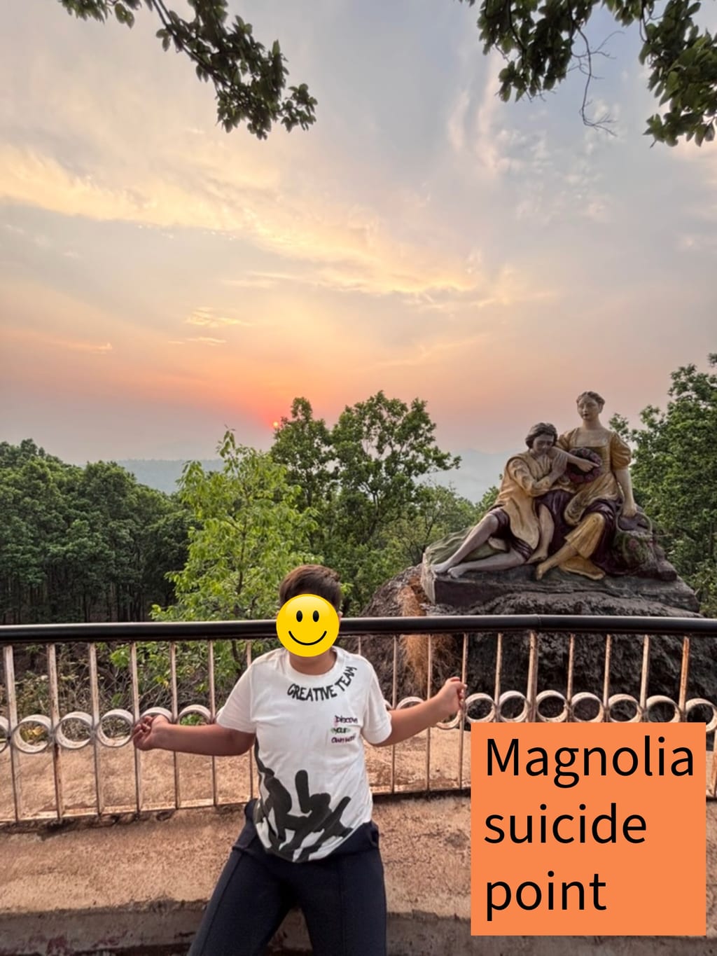 Kid with Magnolia and lover