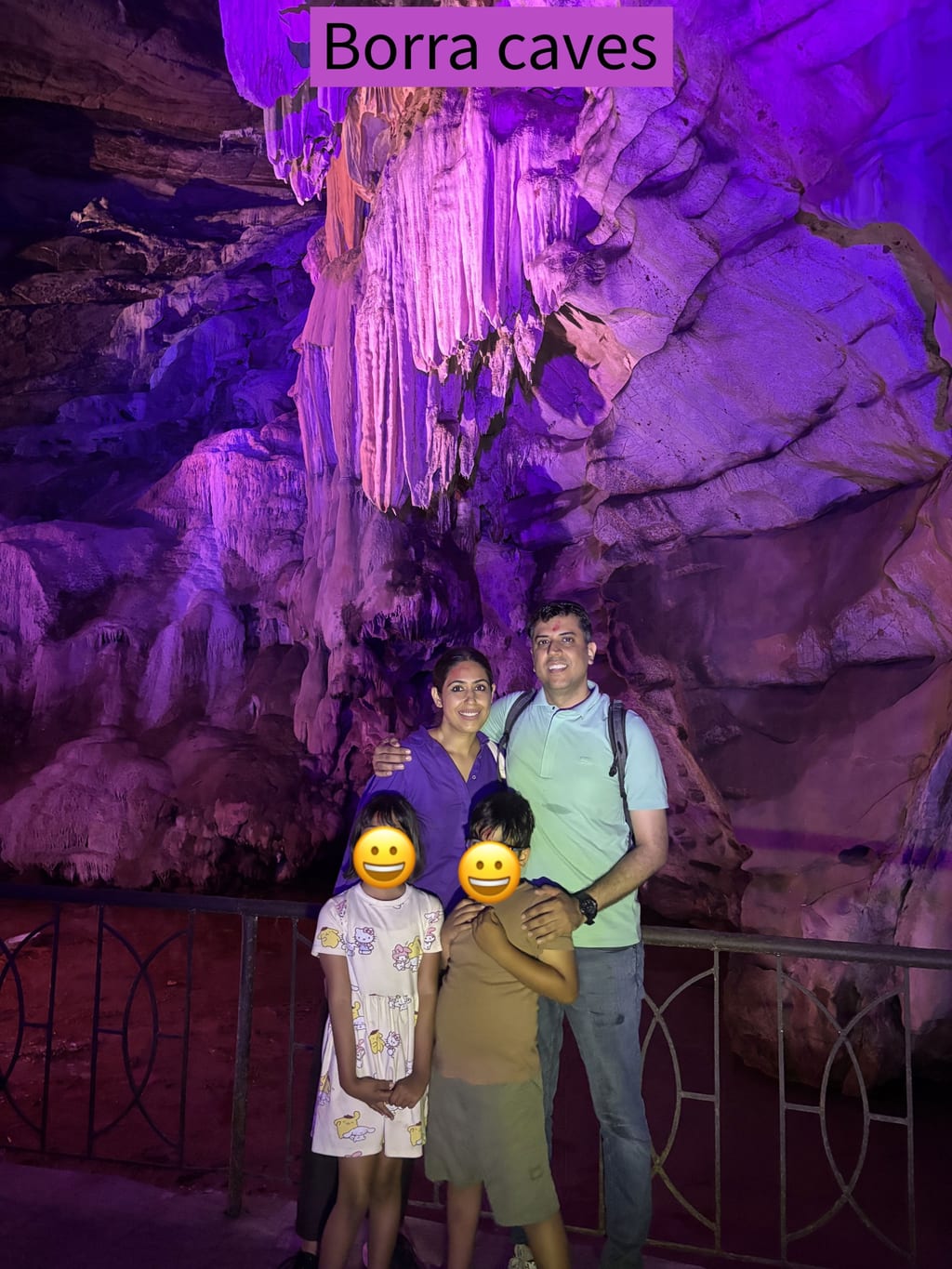 borra caves lit up